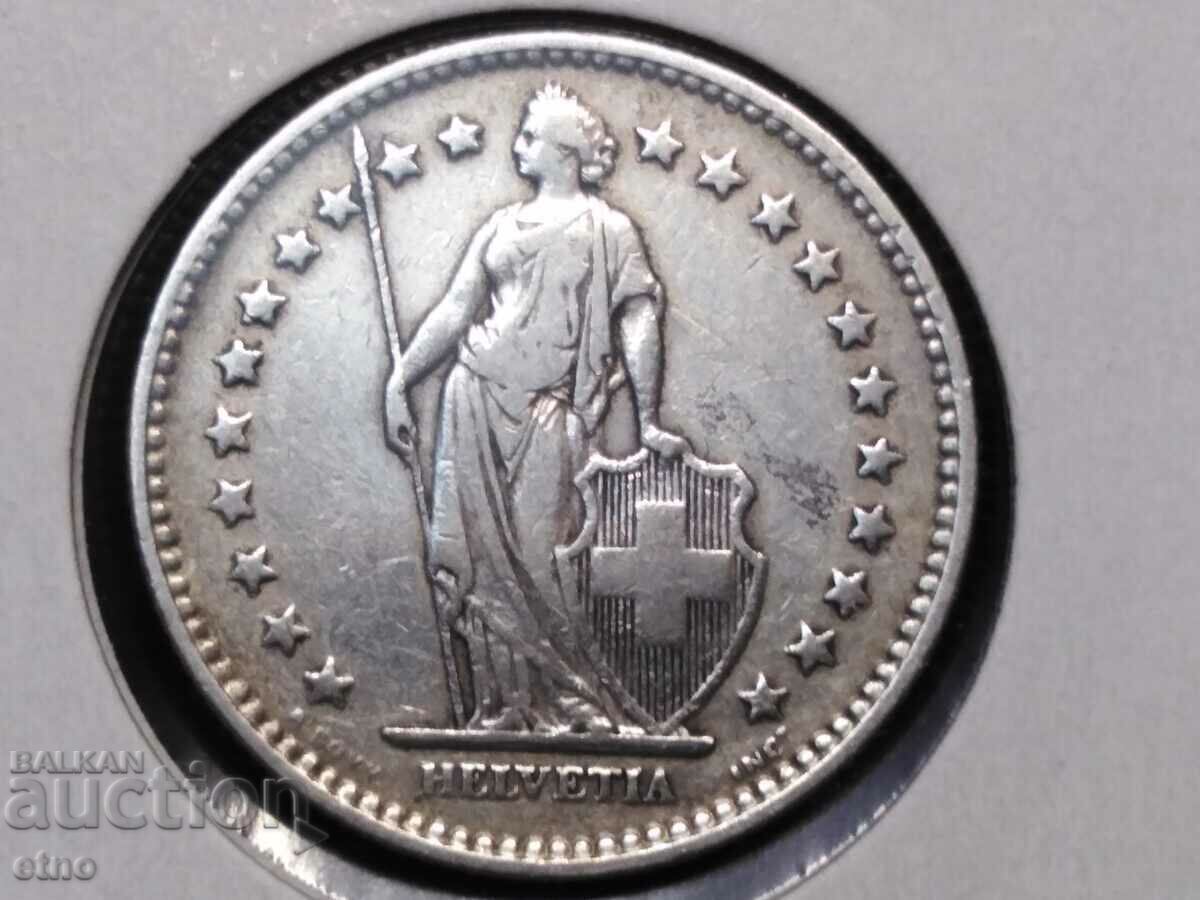 2 φράγκα 1912, Ελβετία, ΑΣΗΜΙ 0,835, ΝΟΜΙΣΜΑ με τιμή € 35.79 | 70.00 BGN