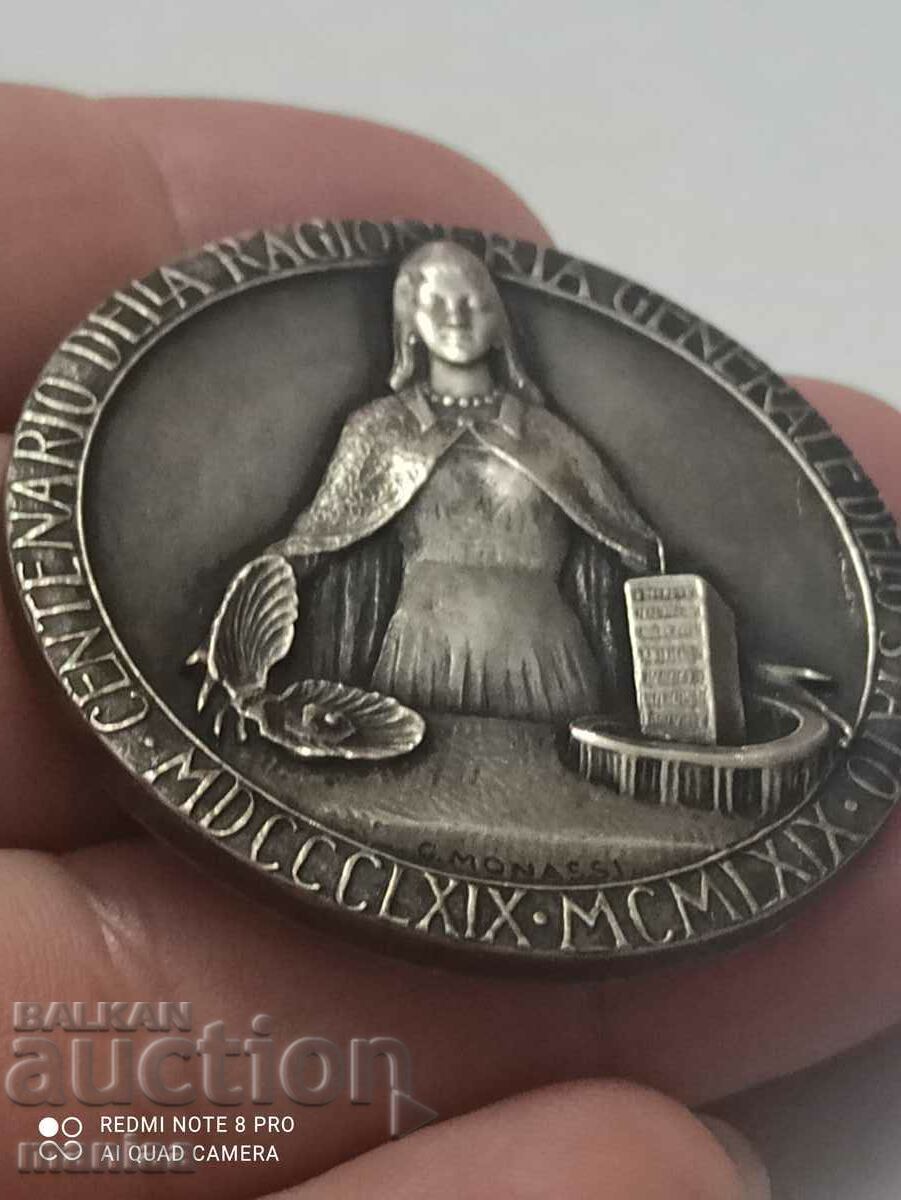 Auction Italian medal 1969 silver 986/1000 Auction Italian medal 1969 silver 986/1000