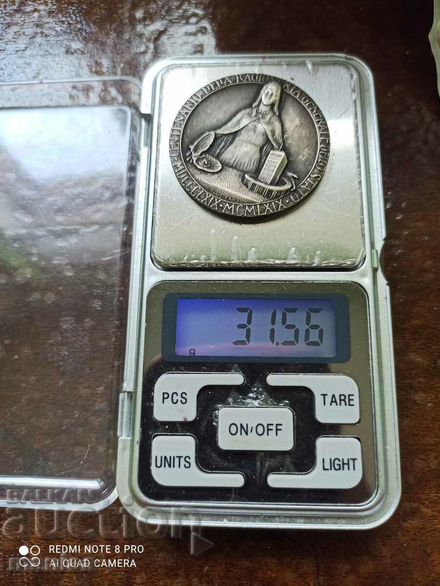 Italian medal 1969 silver 986/1000 - 6 Italian medal 1969 silver 986/1000 - 6