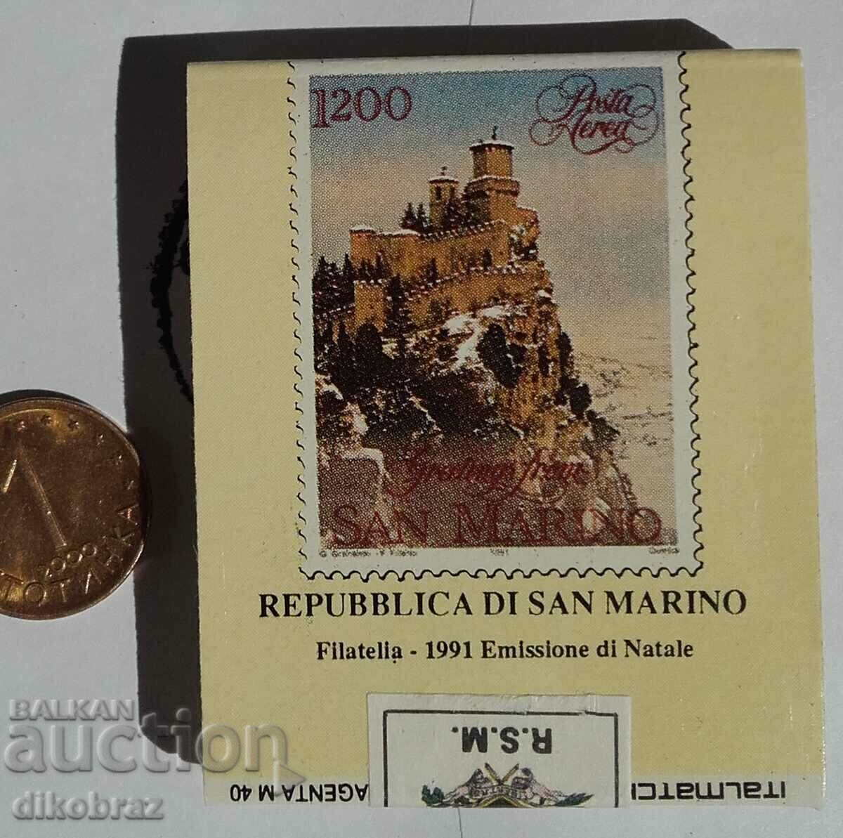 San Marino - Matches with excise banderol / stamps with price 6.80 BGN | € 3.48 San Marino - Matches with excise banderol / stamps with price 6.80 BGN | € 3.48
