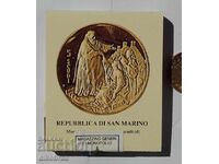 Сан Марино - Кибрит с акцизен бандерол / монети