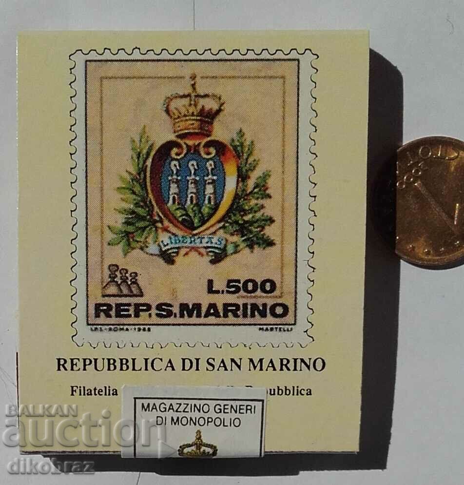 San Marino - Matches with excise banderol / stamps with price 6.80 BGN | € 3.48 San Marino - Matches with excise banderol / stamps with price 6.80 BGN | € 3.48