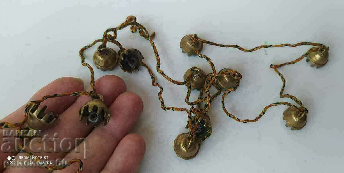 Auction 19th century. Jewelry of 11 bronze bells, bells Auction 19th century. Jewelry of 11 bronze bells, bells