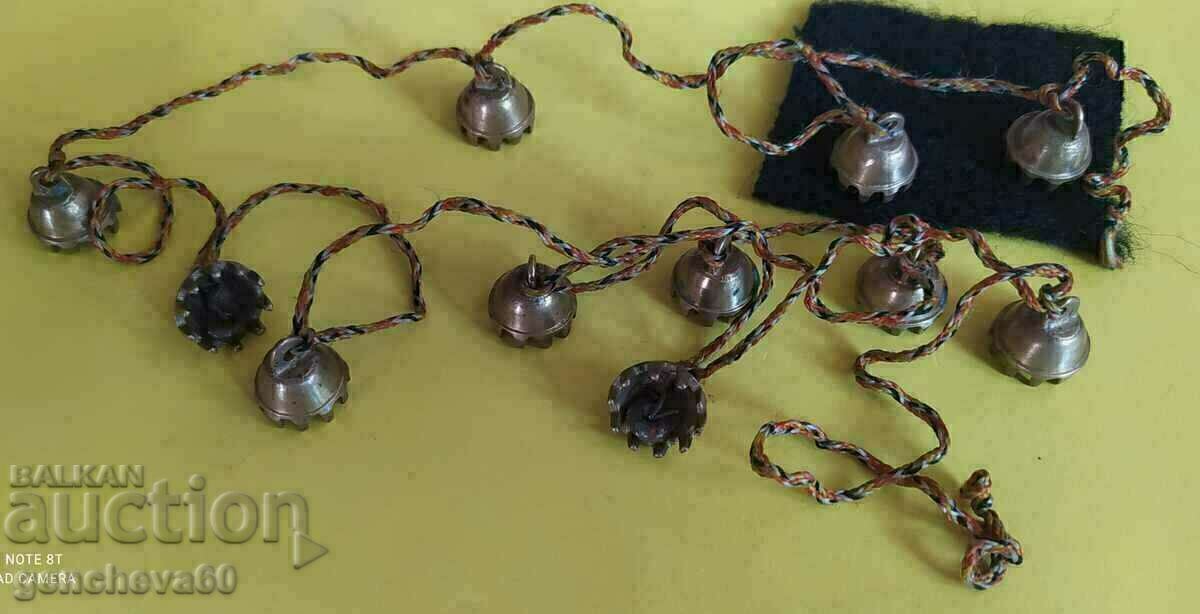 Delivery of 19th century. Jewelry of 11 bronze bells, bells Delivery of 19th century. Jewelry of 11 bronze bells, bells
