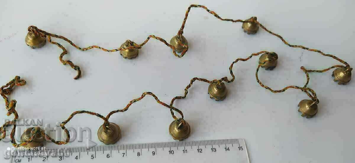 19th century. Jewelry of 11 bronze bells, bells - 5 19th century. Jewelry of 11 bronze bells, bells - 5