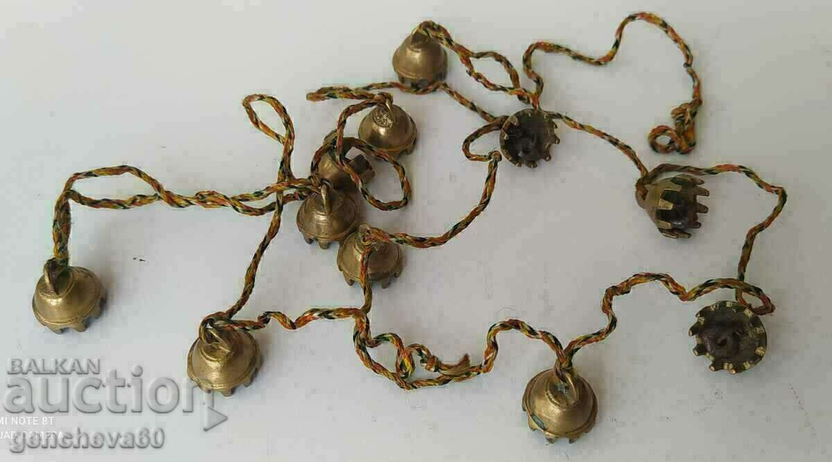19th century. Jewelry of 11 bronze bells, bells - 6 19th century. Jewelry of 11 bronze bells, bells - 6