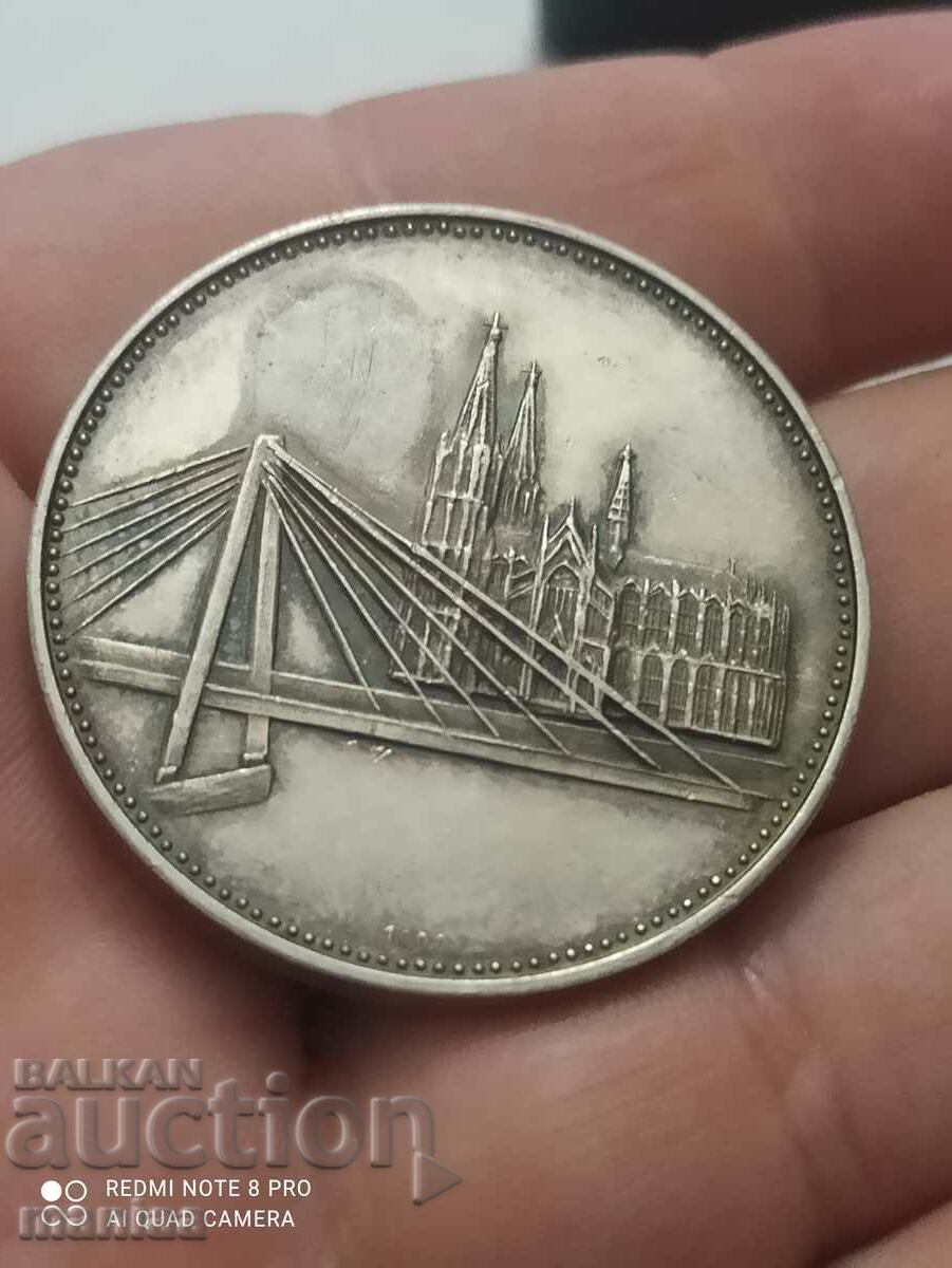 Сребърен медал 100 години Колнер банк 1967 - 5 Сребърен медал 100 години Колнер банк 1967 - 5