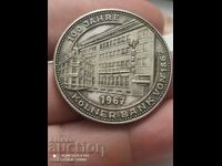 Сребърен медал 100 години Колнер банк 1967