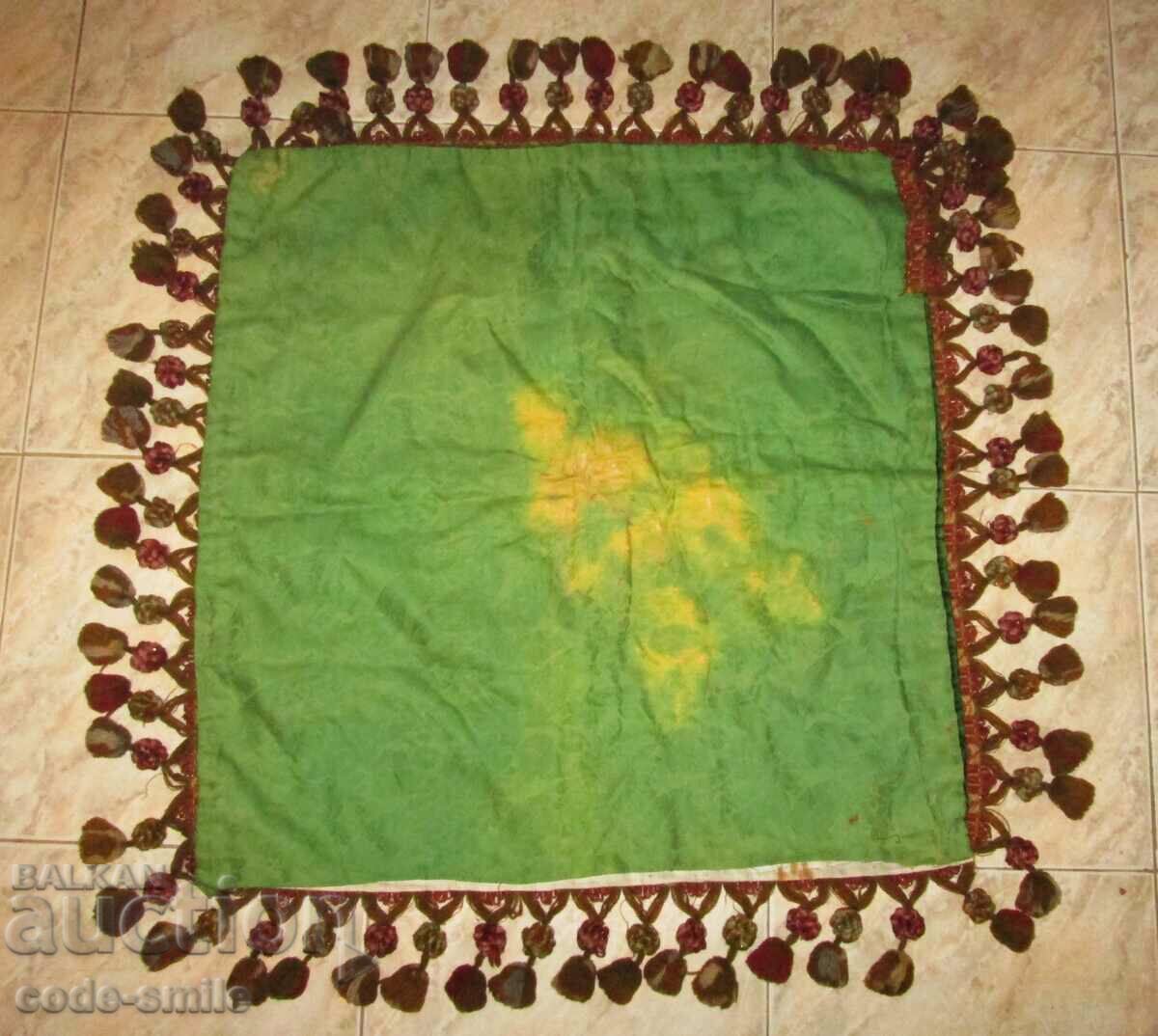 Beautiful old tablecloth velvet embroidery 19th century with price 200.00 BGN | € 102.26 Beautiful old tablecloth velvet embroidery 19th century with price 200.00 BGN | € 102.26