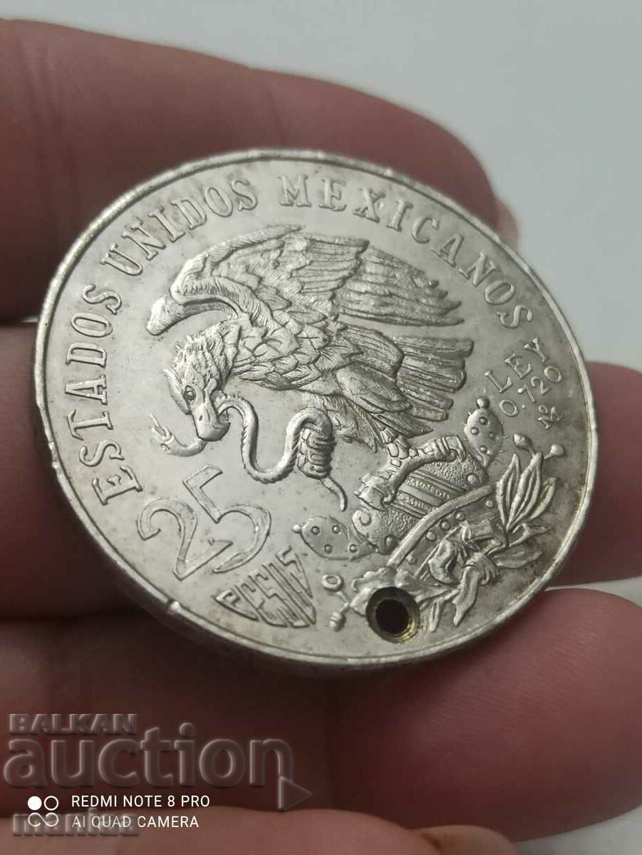 25 Pesos 1968 silver - 6 25 Pesos 1968 silver - 6