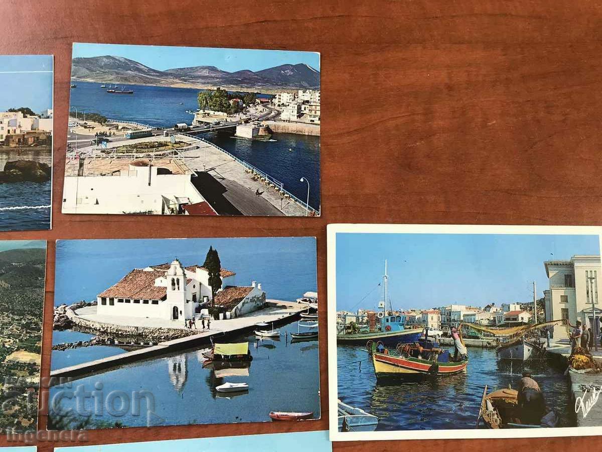CARD POSTAL CARDS GREECE-7 NOS with price 3.50 BGN | € 1.79 CARD POSTAL CARDS GREECE-7 NOS with price 3.50 BGN | € 1.79