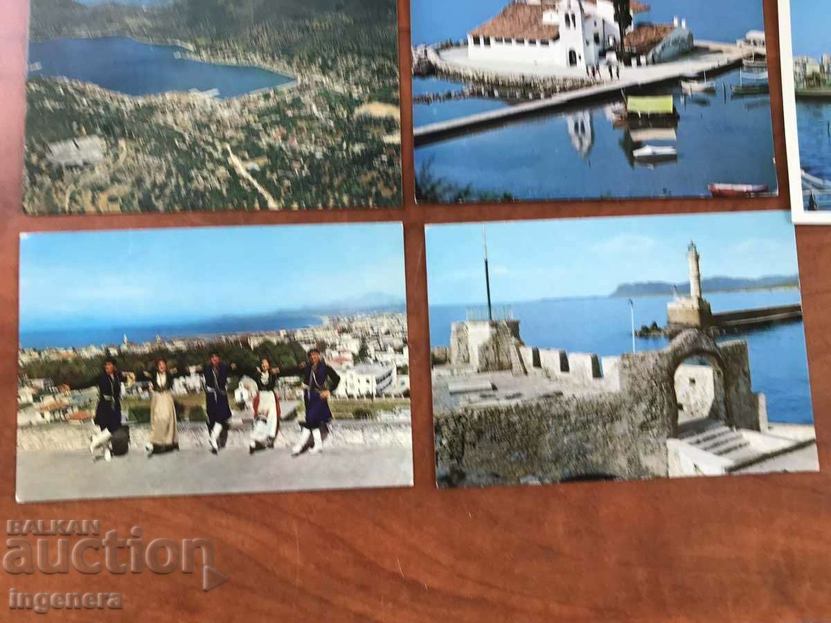 Delivery of CARD POSTAL CARDS GREECE-7 NOS Delivery of CARD POSTAL CARDS GREECE-7 NOS