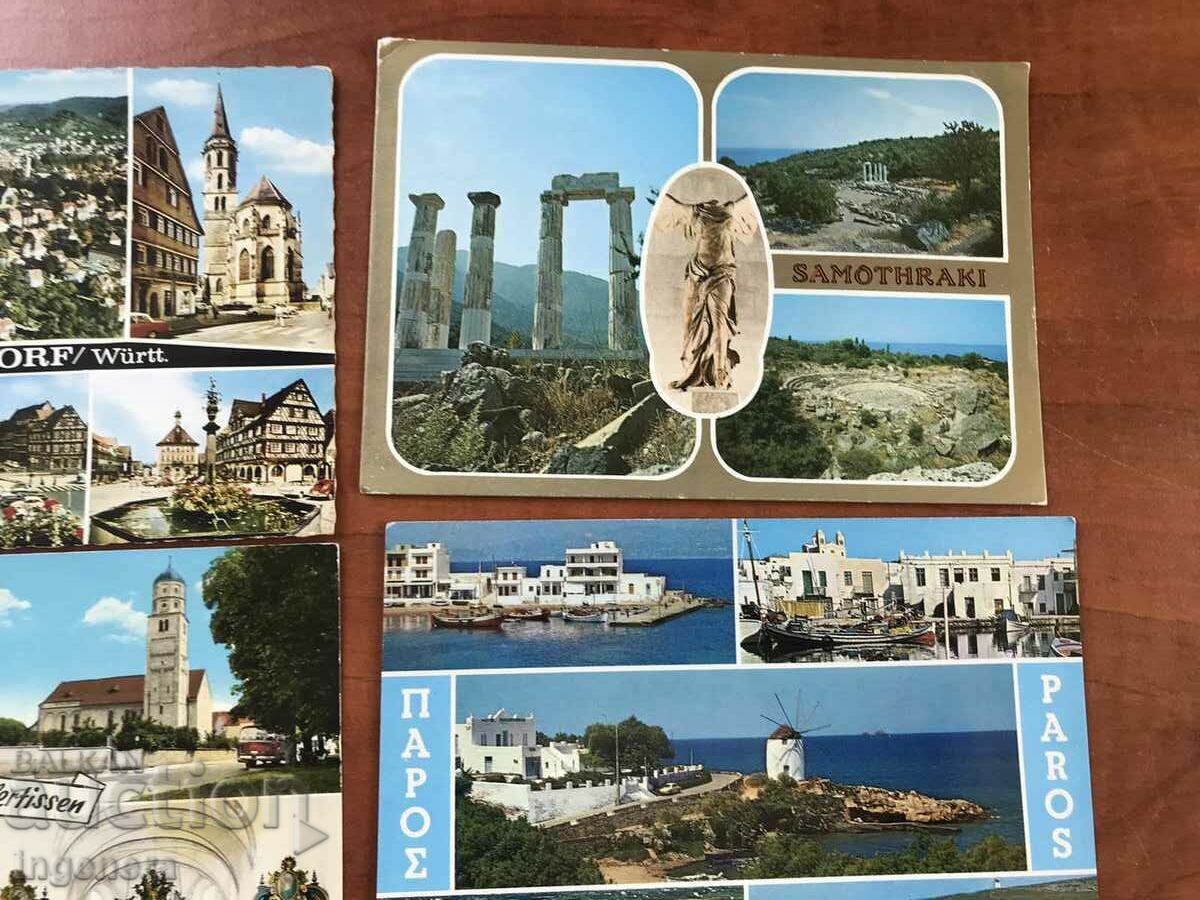 CARD POSTAL CARDS GREECE-6 NOS. with price 3.00 BGN | € 1.53 CARD POSTAL CARDS GREECE-6 NOS. with price 3.00 BGN | € 1.53