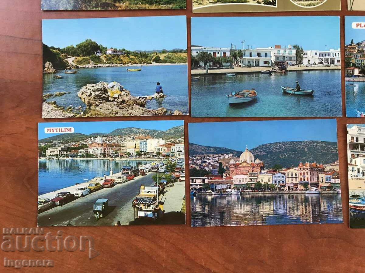 CARD POSTAL CARDS GREECE-9 NOS. with price 4.50 BGN | € 2.30 CARD POSTAL CARDS GREECE-9 NOS. with price 4.50 BGN | € 2.30