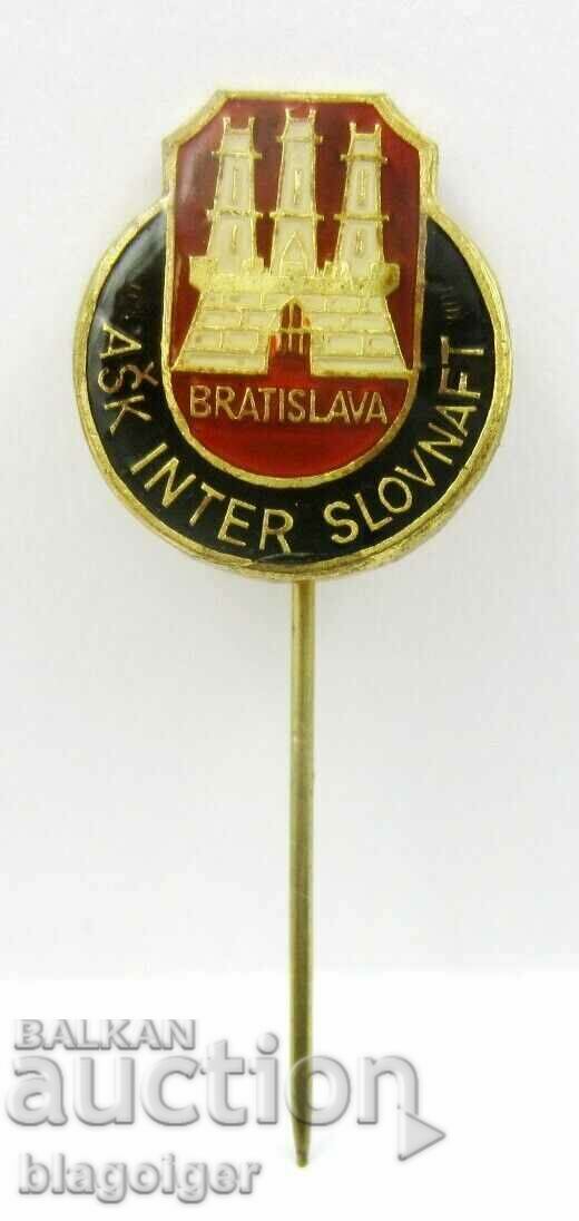 Old football badge - Football club - Inter Bratislava