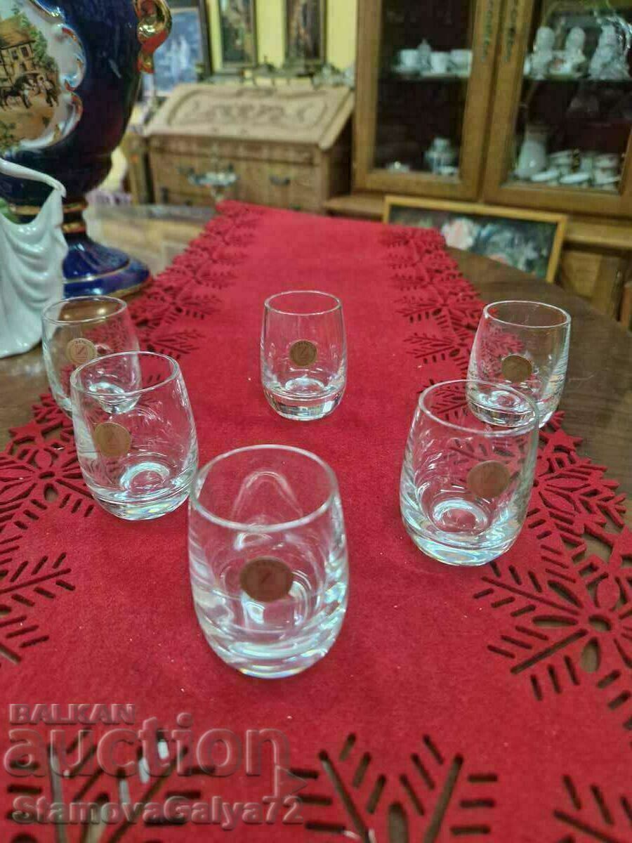 A rare antique German Zwiesel crystal service with price 78.00 BGN | € 39.88 A rare antique German Zwiesel crystal service with price 78.00 BGN | € 39.88