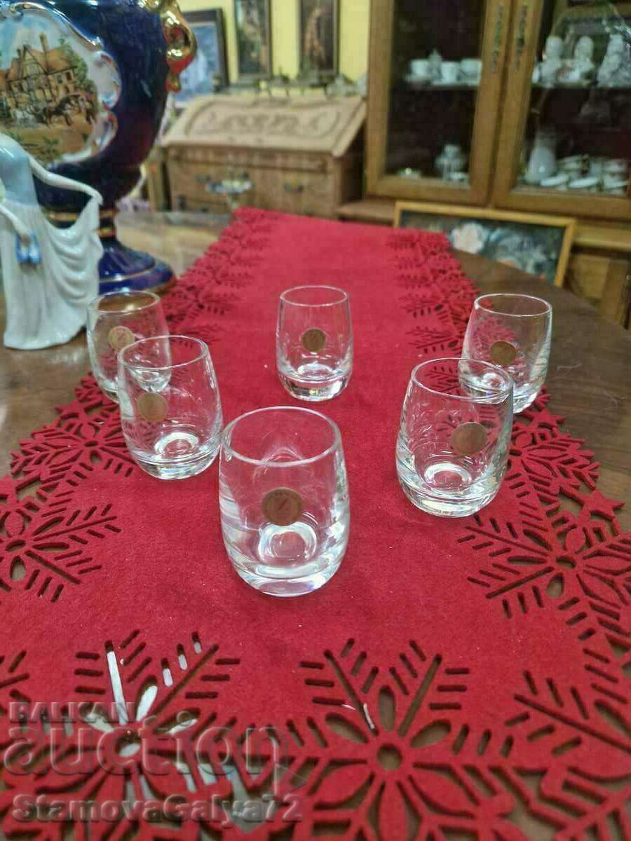 A rare antique German Zwiesel crystal service A rare antique German Zwiesel crystal service