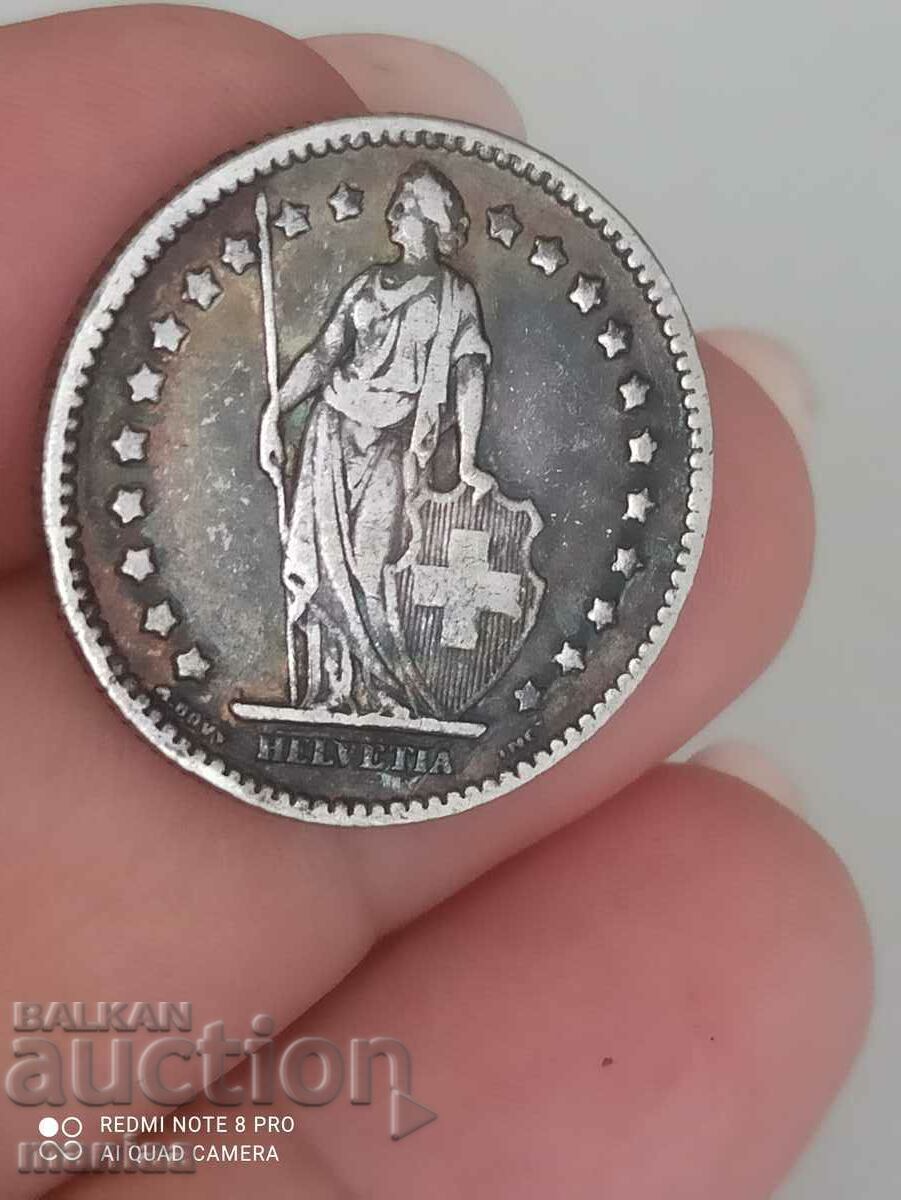 1 франк 1921 г сребро Швейцария - 6 1 франк 1921 г сребро Швейцария - 6