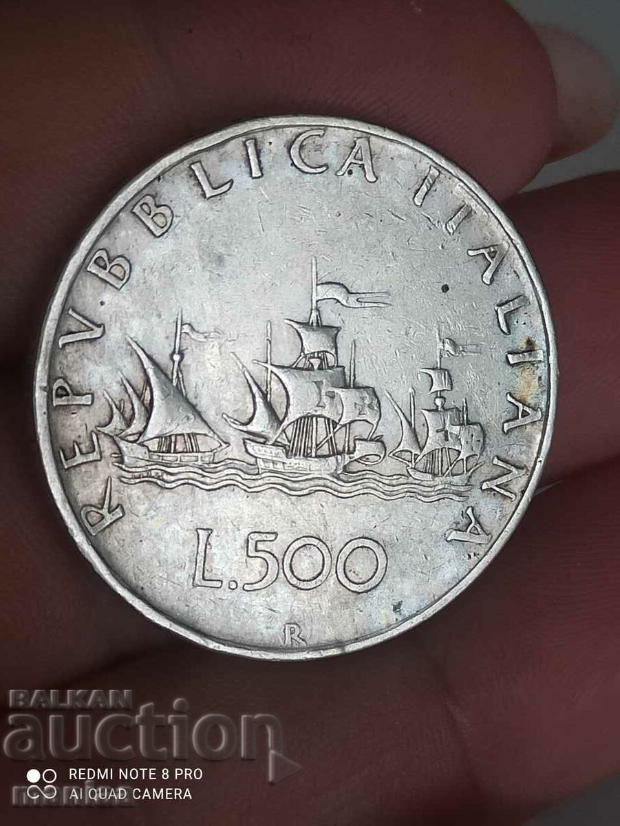 Auction 500 Lire 1960 Auction 500 Lire 1960