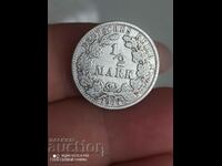 1/2 Mark 1906 Germany silver