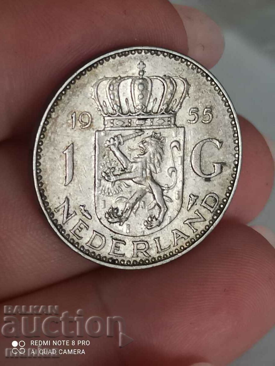 1 guilder 1955 silver Netherlands with price 30.00 BGN | € 15.34 1 guilder 1955 silver Netherlands with price 30.00 BGN | € 15.34