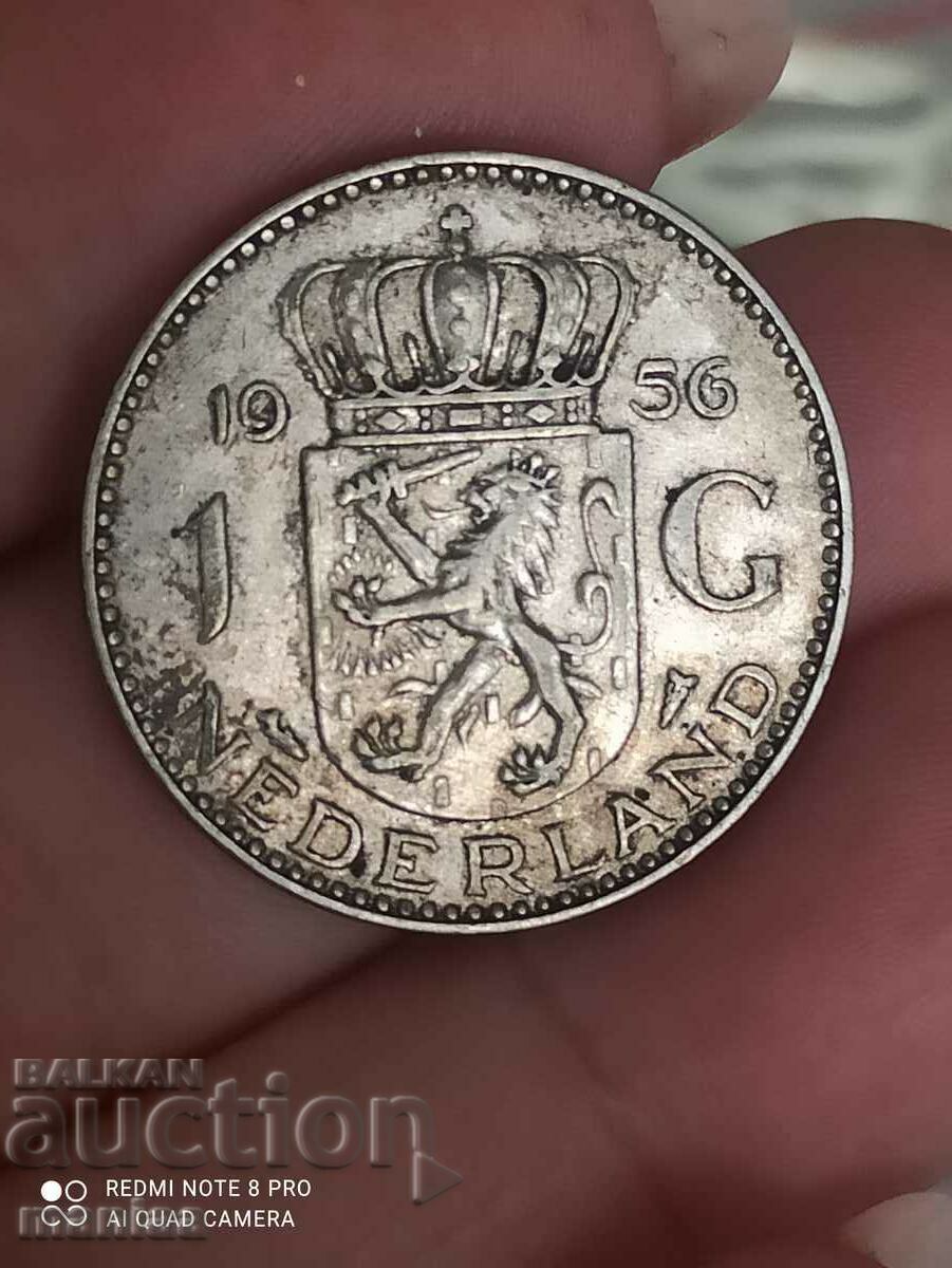 1 φιορίνι ασήμι 1956 Ολλανδία με τιμή 30.00 BGN | € 15.34 1 φιορίνι ασήμι 1956 Ολλανδία με τιμή 30.00 BGN | € 15.34