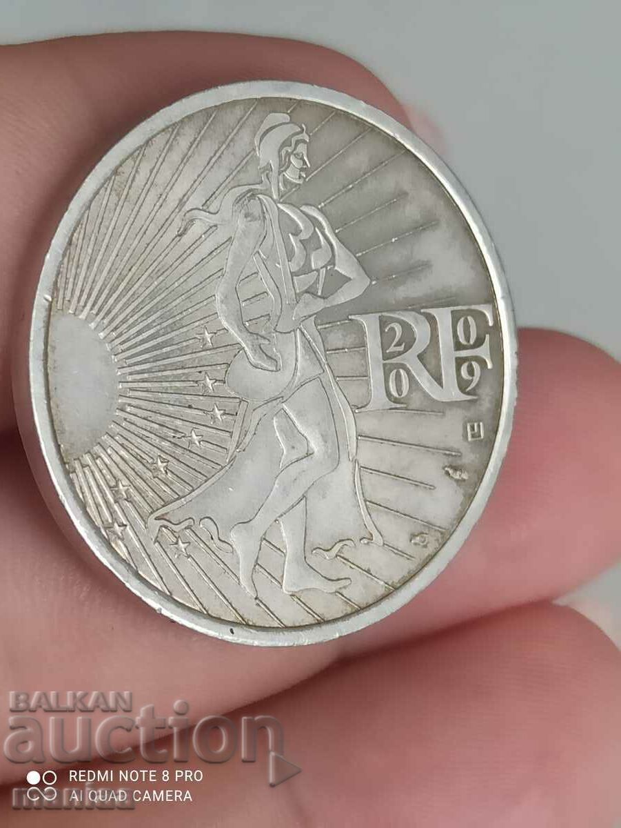 Auction  10 euro 2009 silver