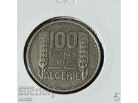 Algeria 100 francs 1950