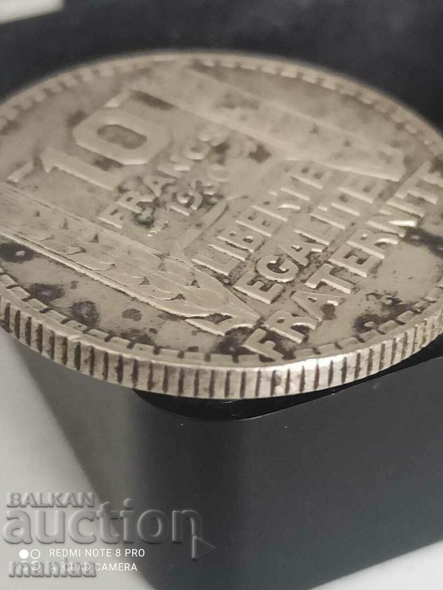10 φράγκα ασήμι 1930 - 7 10 φράγκα ασήμι 1930 - 7