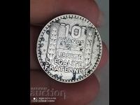 10 франка 1930 г сребро