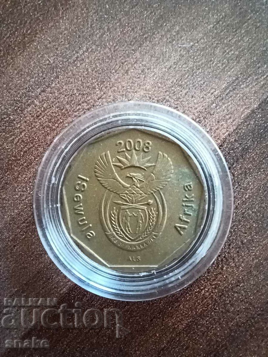 South Africa 20 cents 2008 with price 0.99 BGN | € 0.51