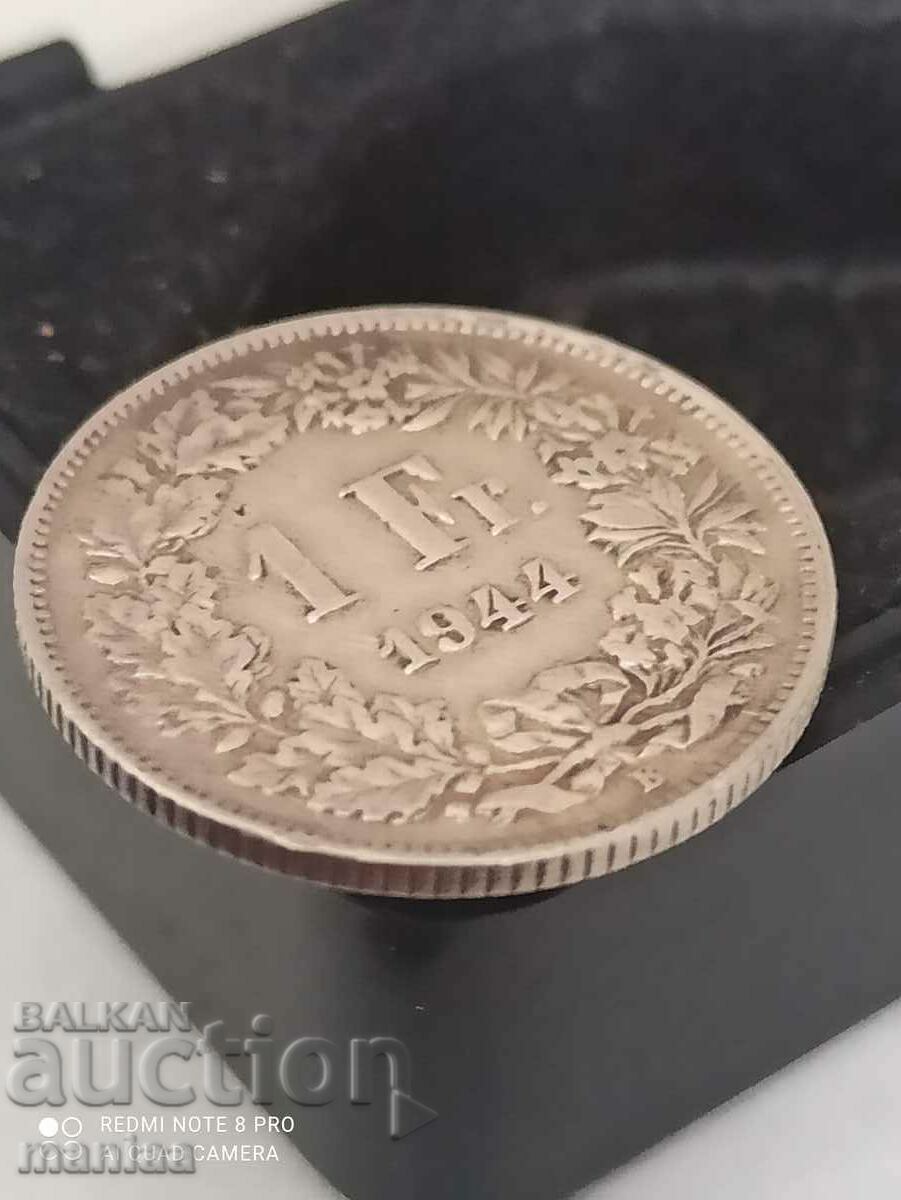 1 φράγκο 1944 ε srebro Ελβετία - 5 1 φράγκο 1944 ε srebro Ελβετία - 5