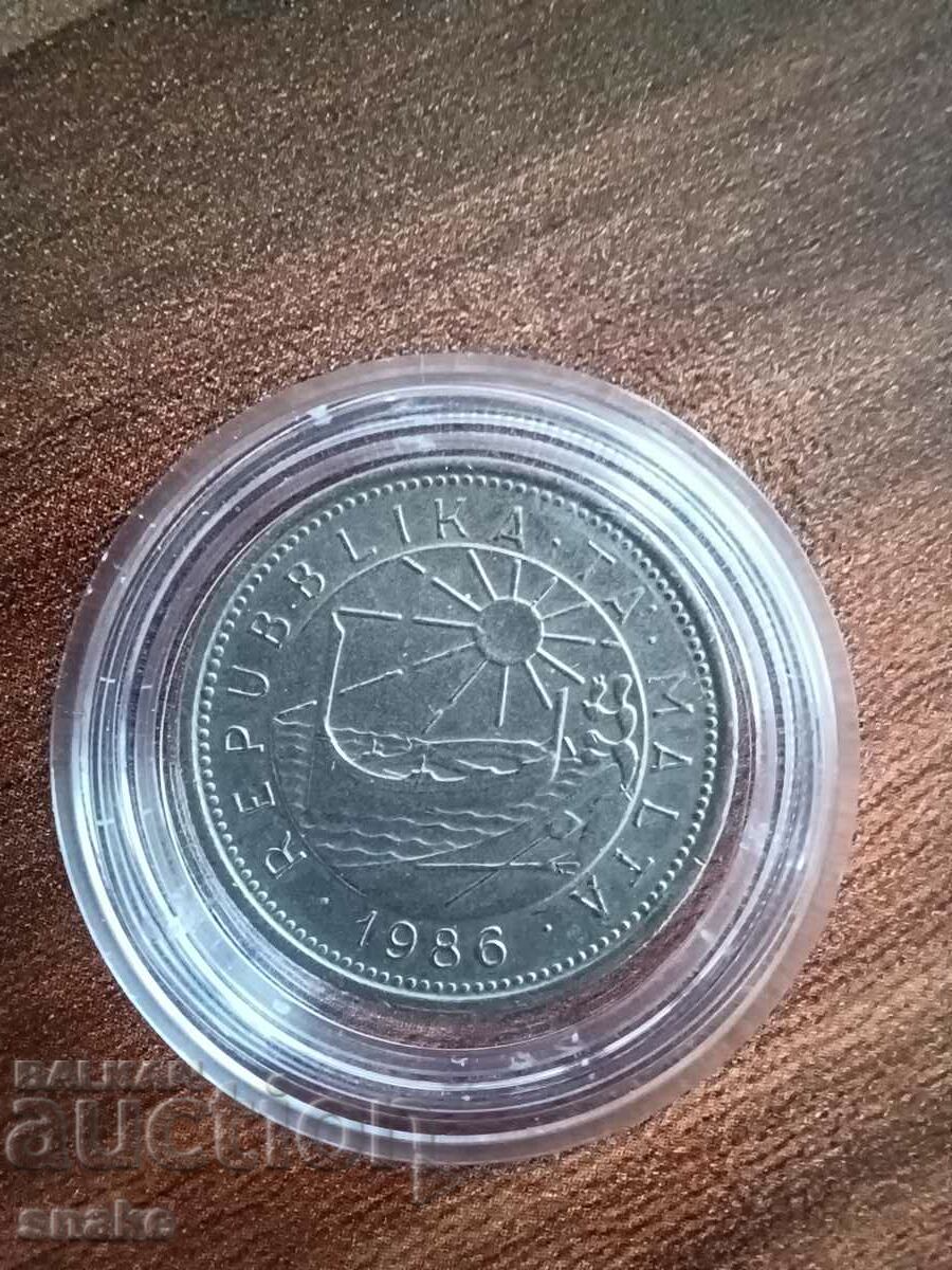 Malta 10 cents 1986 with price 0.99 BGN | € 0.51 Malta 10 cents 1986 with price 0.99 BGN | € 0.51