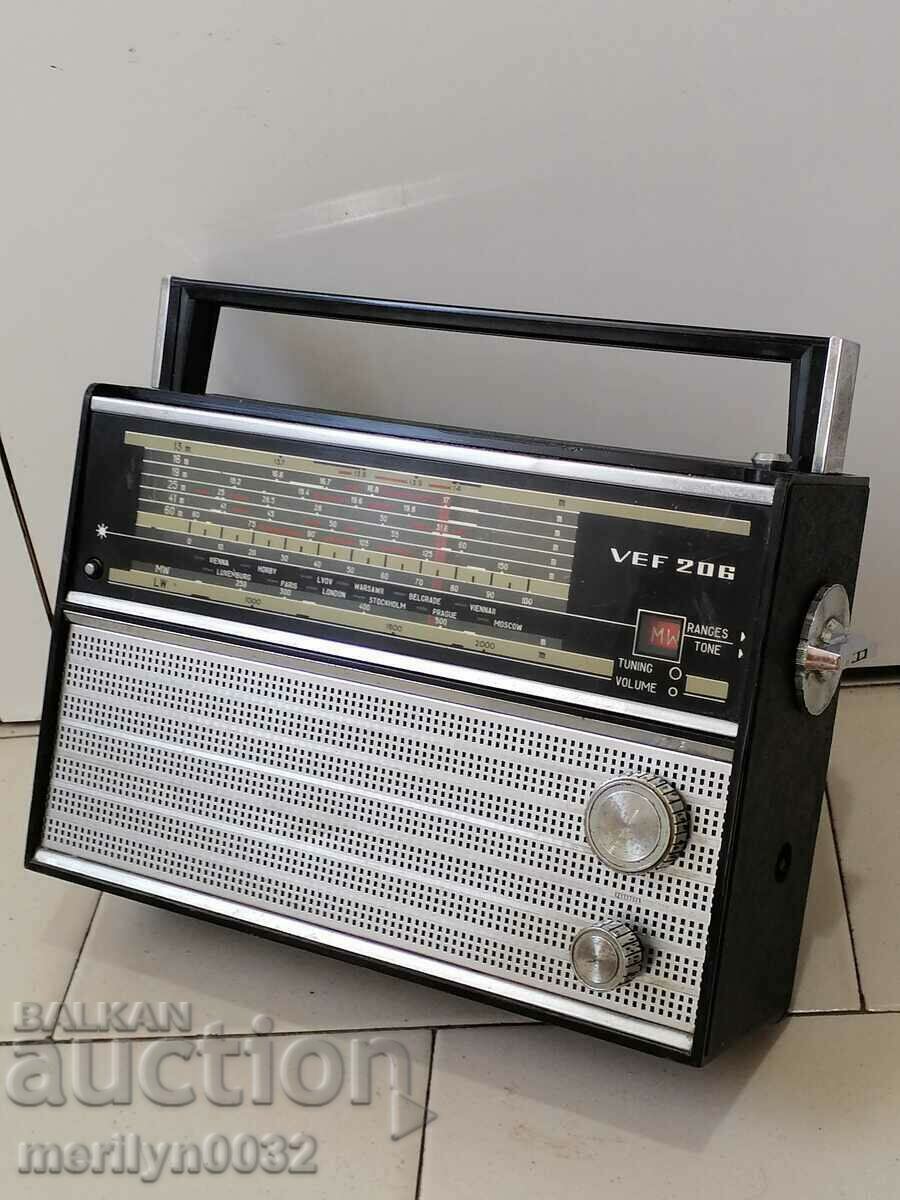 Tranzistor Soc "VEF-206", set radio, radio, antena - 6