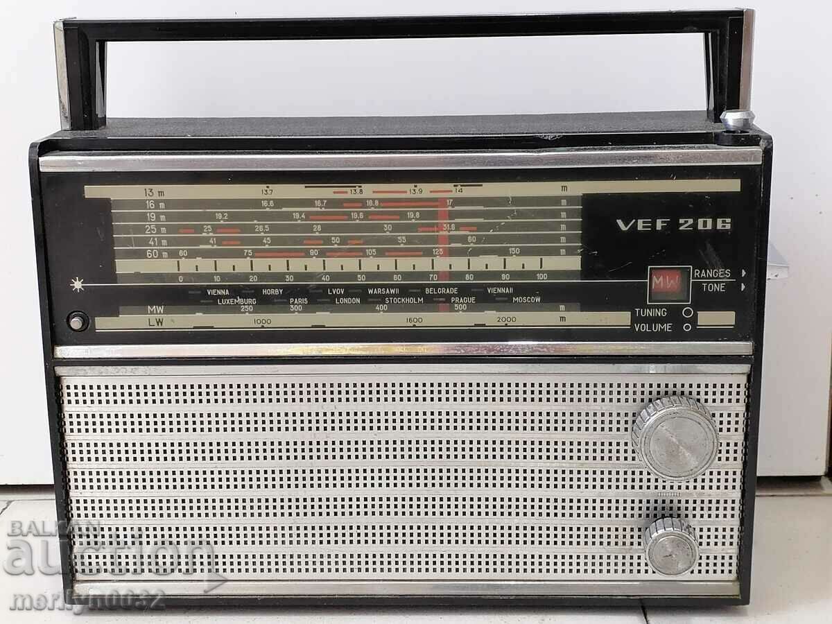 Tranzistor Soc "VEF-206", set radio, radio, antena