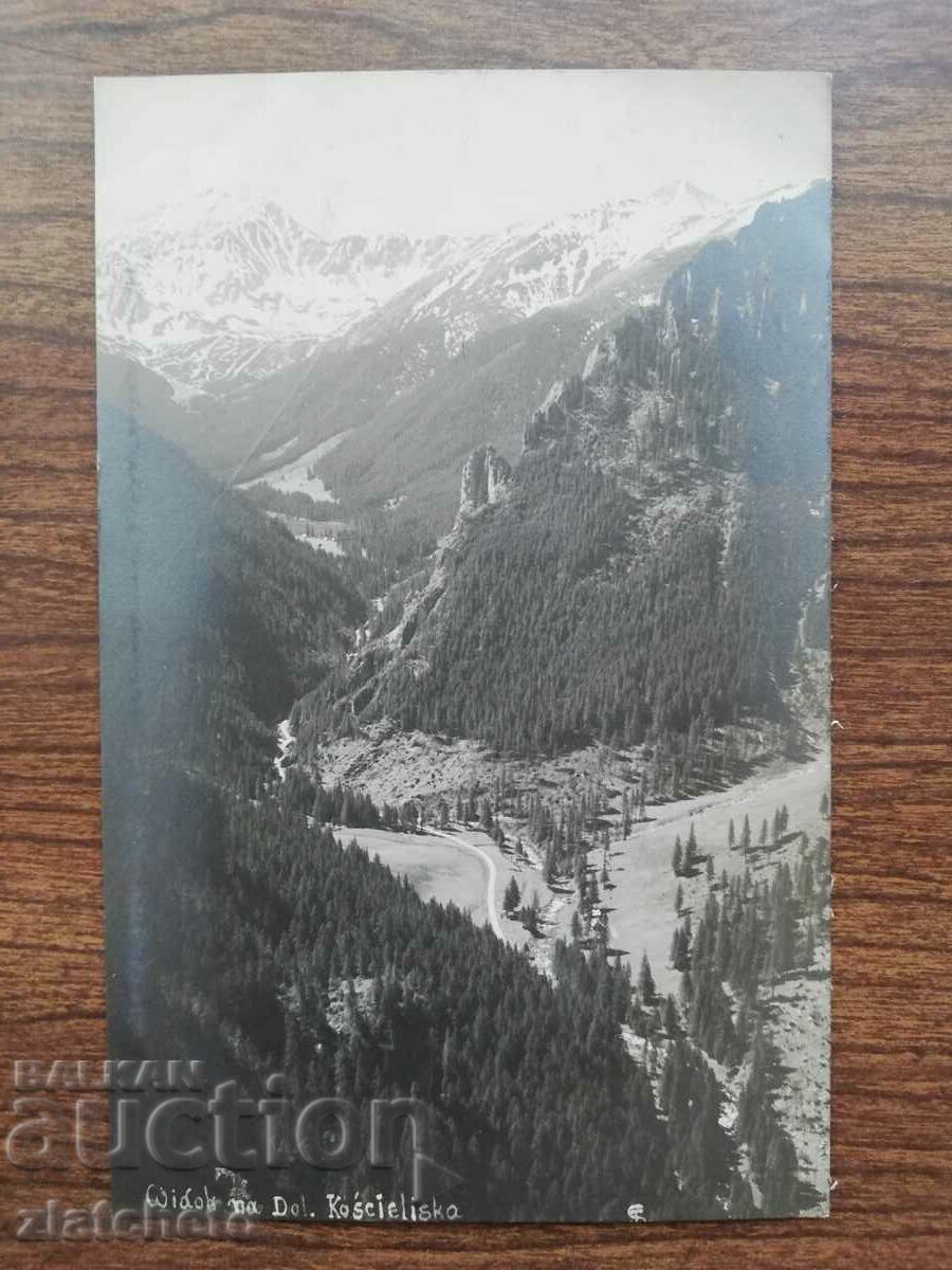Carte poștală Polonia anilor 1920 și 1930, fotografia autorului
