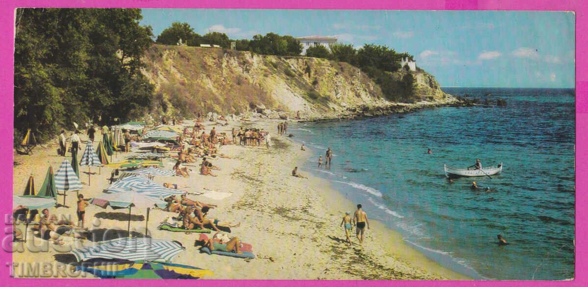 274372 / Varna Kurort Druzhba beach 1968 - Bulgaria carte poștală