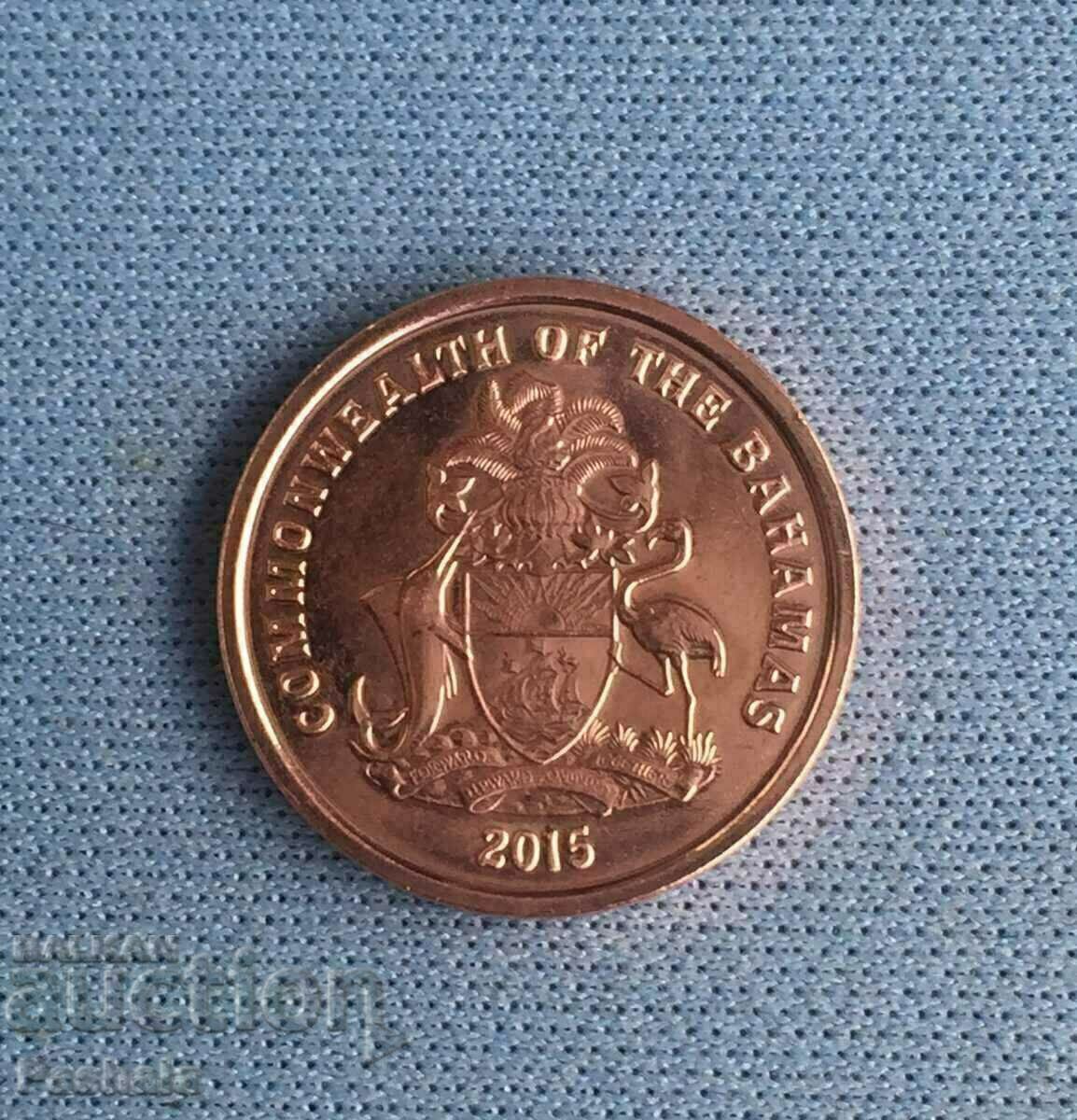 Bahamas 1 cent 2015 with price 1.50 BGN | € 0.77