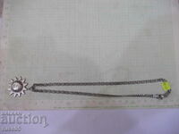 Silver chain with pendant - 20.66 g.