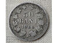 50 ban silver coin 1900/ King Carol I