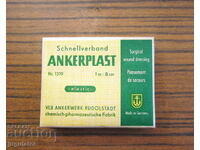 παλιό γερμανικό ιατρικό Ankerplast αχρησιμοποίητο σε κουτί