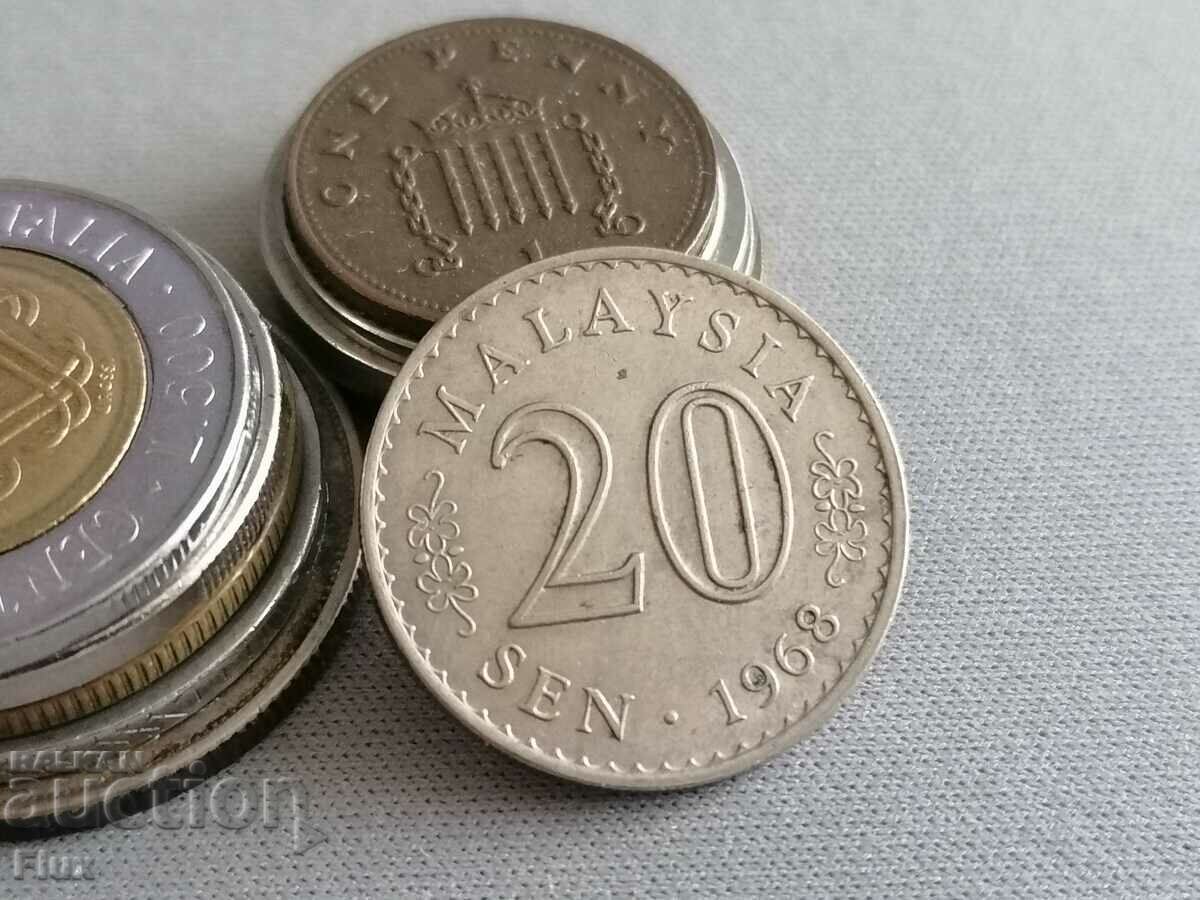 Moneda - Malaezia - 20 Sen | 1968