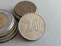 Coin - Malaysia - 20 Sen | 1968