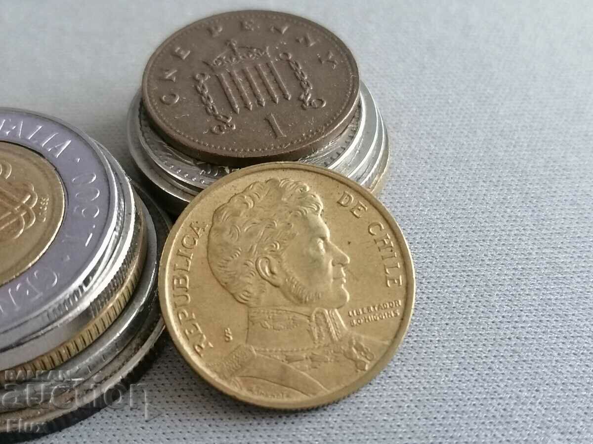 Coin - Chile - 10 pesos | 1993 with price 2.75 BGN | € 1.41 Coin - Chile - 10 pesos | 1993 with price 2.75 BGN | € 1.41