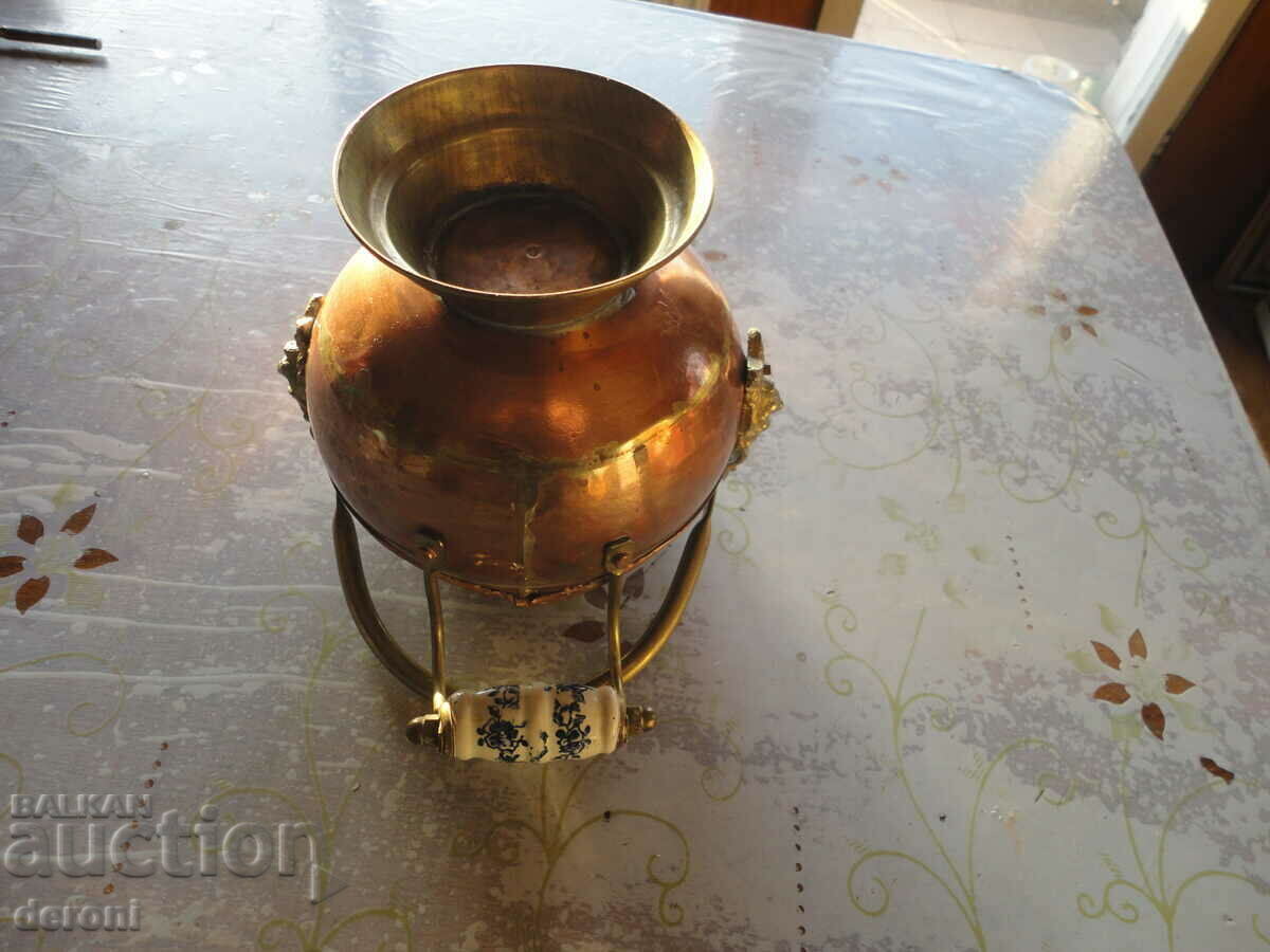 An amazing copper pot, a copper kettle, bronze and porcelain - 7 An amazing copper pot, a copper kettle, bronze and porcelain - 7