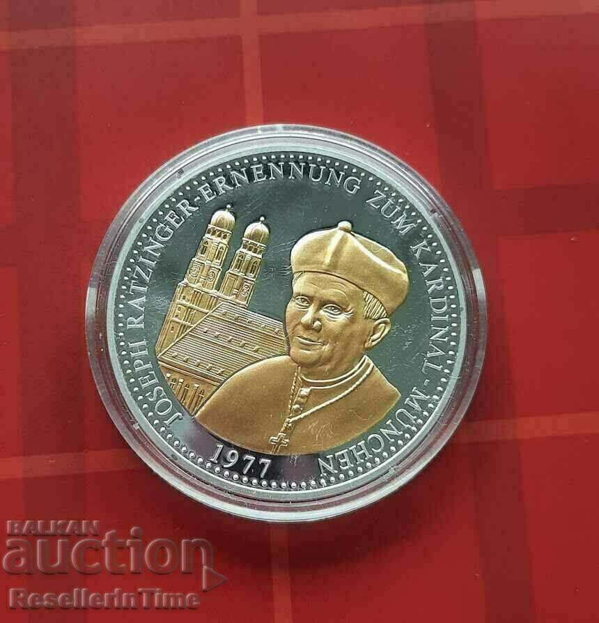 Plaque Pope Benedict XVI 1977