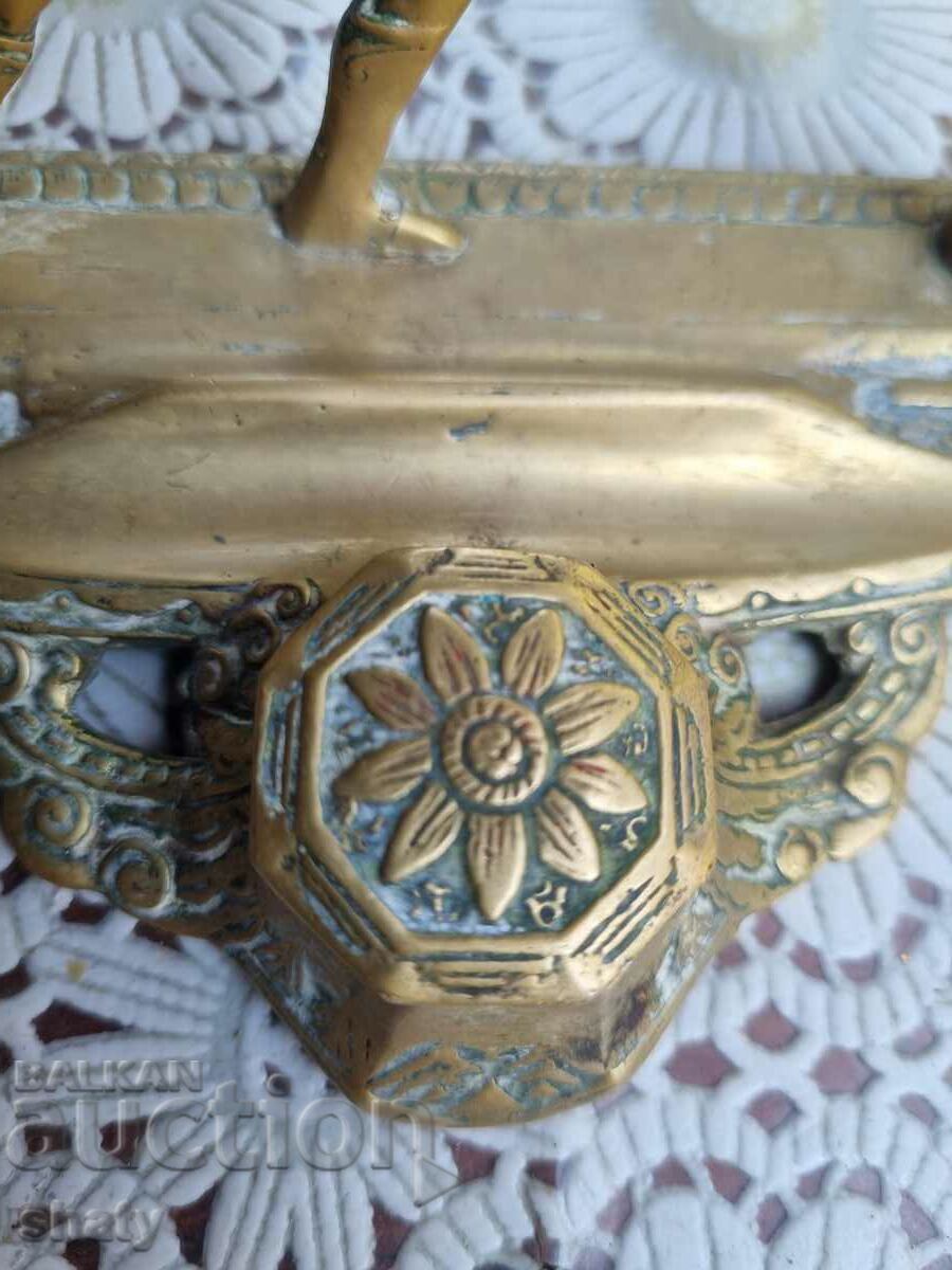 Sculptură veche din bronz. Călimară - 5