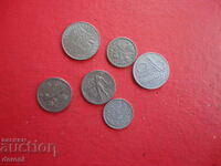 O mulțime de monede vechi monedă veche