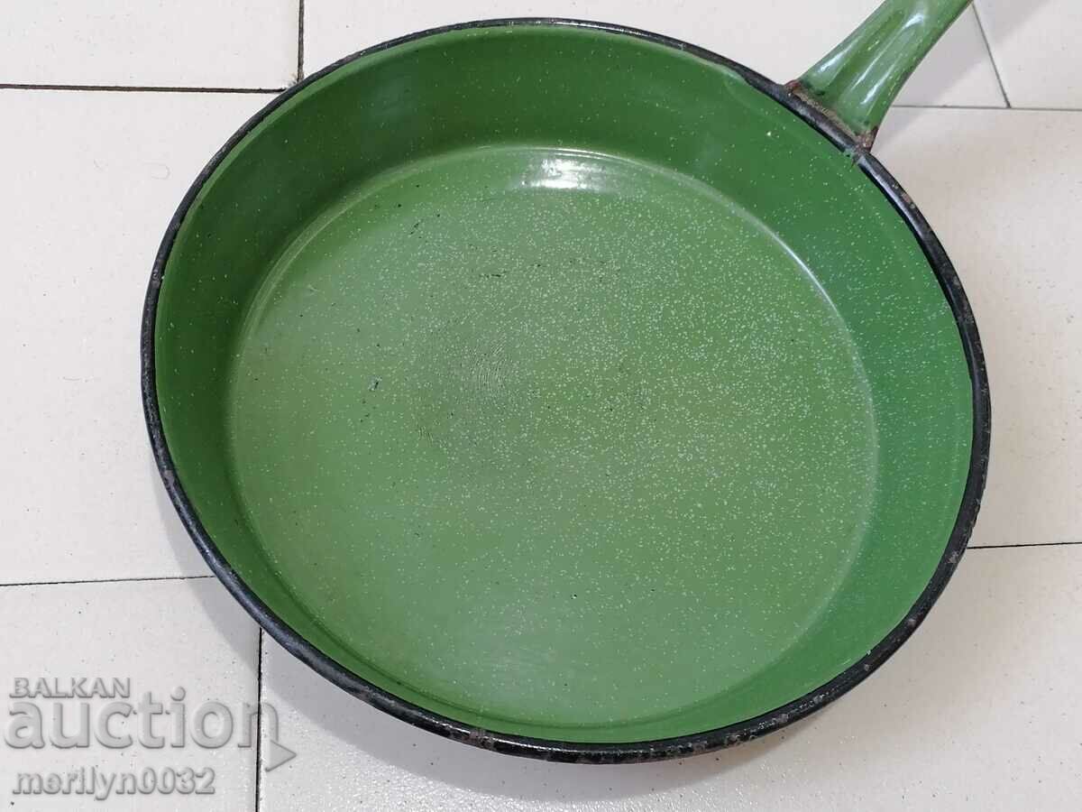 Enameled pan, pan, Kolarovgrad, early social - 5 Enameled pan, pan, Kolarovgrad, early social - 5