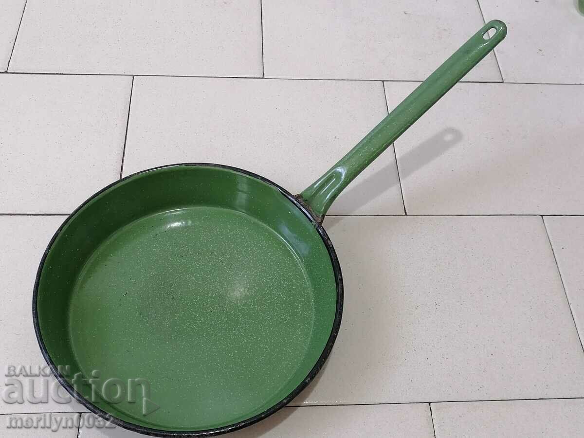 Enameled pan, pan, Kolarovgrad, early social - 6 Enameled pan, pan, Kolarovgrad, early social - 6